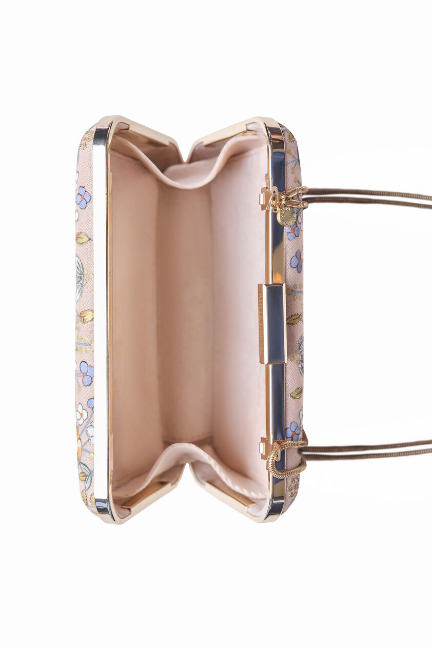 Pichhwai Clutch - Flamingo Pink, Blush, image 8